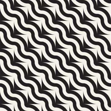 Abstract geometric pattern with stripes, lines. Seamless vector background. B Stock Illustration