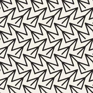 Abstract geometric pattern with stripes, lines. Seamless vector background. B Stock Illustration