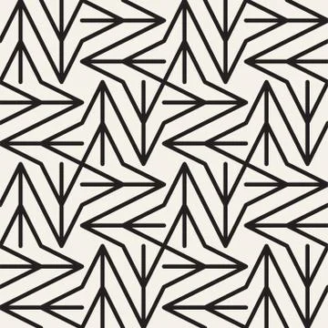 Abstract geometric pattern with stripes, lines. Seamless vector background. B イラスト素材