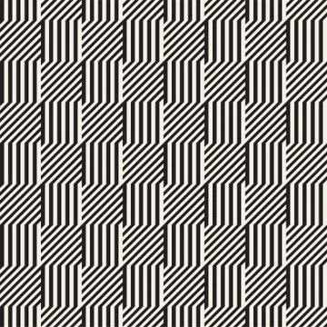 Abstract geometric pattern with stripes, lines. Seamless vector background. B Stock Illustration