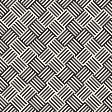 Abstract geometric pattern with stripes, lines. Seamless vector background. B Stock Illustration