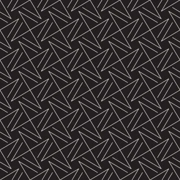 Abstract geometric pattern with stripes, lines. Seamless vector ackground. Bl Illustrazione stock