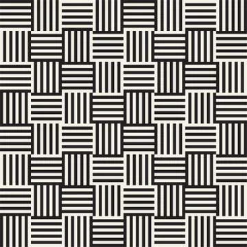 Abstract geometric pattern with stripes, lines. Seamless vector ackground. Bl 스톡 일러스트