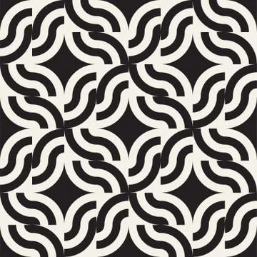 Abstract geometric pattern with stripes, lines. Seamless vector ackground. Bl Stock Illustration