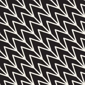 Abstract geometric pattern with stripes, lines. Seamless vector ackground. Bl Illustrazione stock