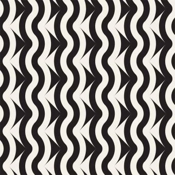 Abstract geometric pattern with stripes, lines. Seamless vector ackground. Bl Stock Illustration
