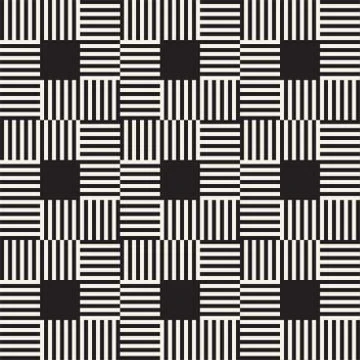 Abstract geometric pattern with stripes, lines. Seamless vector ackground. Bl Stock Illustration