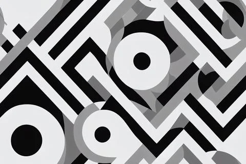 Abstract geometric pattern with stripes, lines. Seamless 2d background. High Stock Illustration