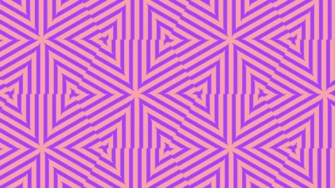An abstract geometric pattern with a symmetrical design, showcasing pink an.. Stock Footage 305453052