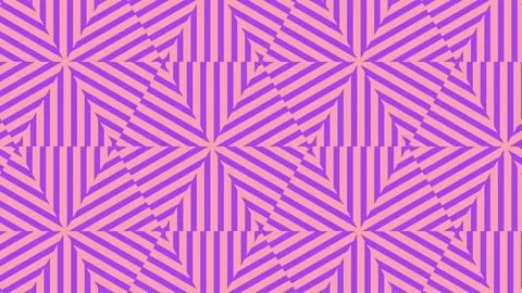 An abstract geometric pattern with a symmetrical design, showcasing pink an.. Stock Footage 305453055