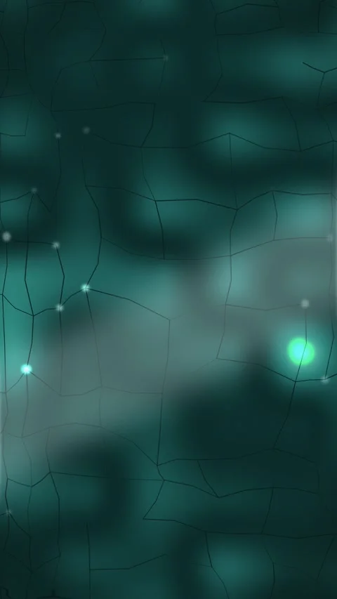 Abstract geometric pattern with teal glow. 2d animation Stock Footage 342579559