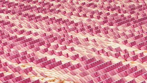 Abstract geometric pattern. Technology background. CG art. Stock Illustration