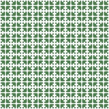 Abstract geometric pattern with tight grid shapes in green and white colors. Stockillustratie