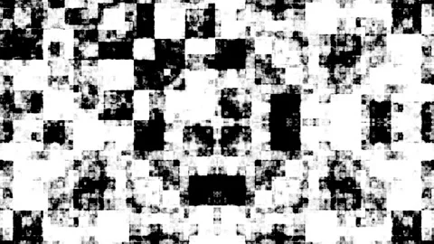Abstract Geometric Pattern Transition with Black Background and Subtle Moveme Stock Footage 340910093