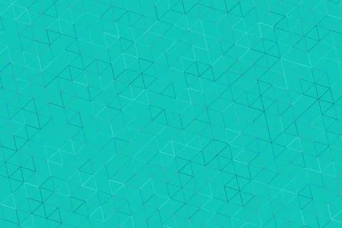Abstract geometric pattern with triangles and lines on blue background 库存插图