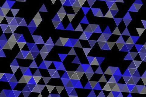 Abstract geometric pattern with triangles and blue highlights Stock Illustration