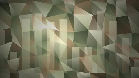 Abstract geometric pattern with triangles and shades of green Stock Illustration