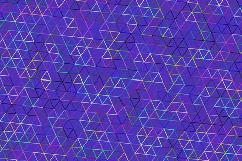 Abstract geometric pattern with triangles on a blue background 스톡 일러스트