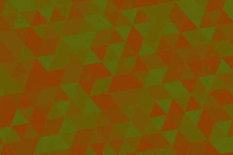 Abstract geometric pattern with triangles in green and orange 스톡 일러스트