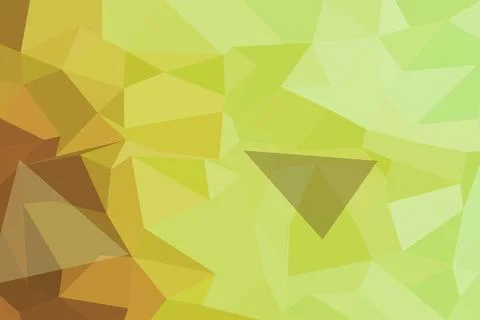 Abstract geometric pattern with triangles in green and brown Stock Photos
