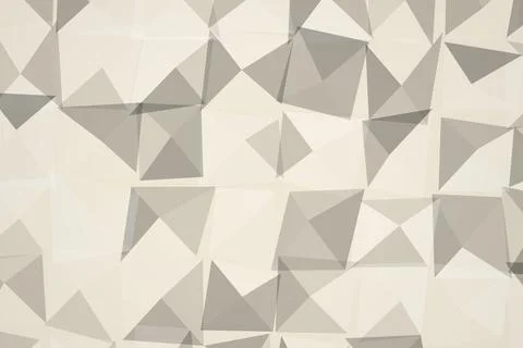 Abstract geometric pattern with triangles in soft gray shades イラスト素材