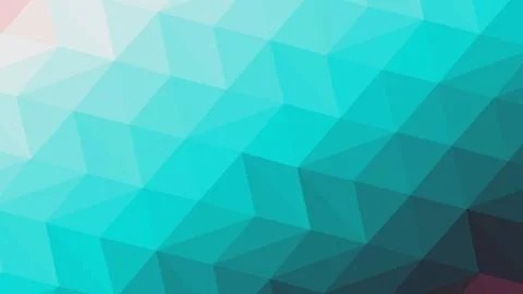 Abstract geometric pattern with turquoise and teal triangles forming a gradie Stockillustratie