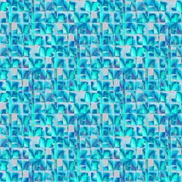 Abstract geometric pattern turquoise blue gray Stock Illustration