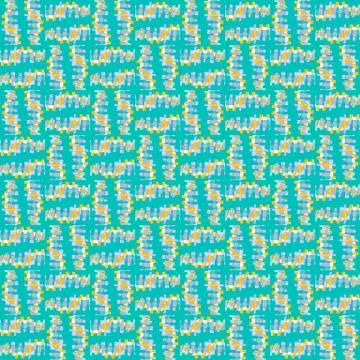 Abstract geometric pattern turquoise purple orange Stock Illustration