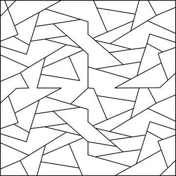 Abstract geometric pattern Vector イラスト素材
