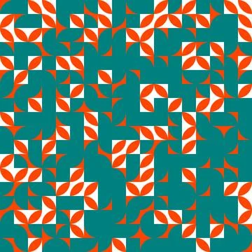 Abstract geometric pattern vector illustration featuring vibrant colors and.. Stock Illustration