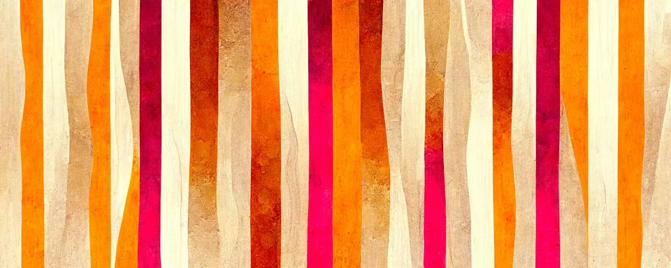 Abstract geometric pattern with vertical lines in red and orange on a white Stockillustratie