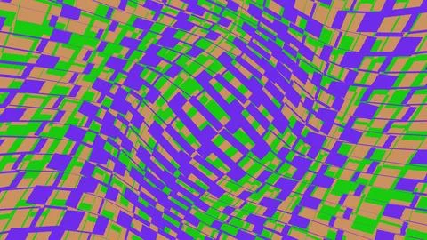 Abstract geometric pattern with vibrant colorful squares イラスト素材