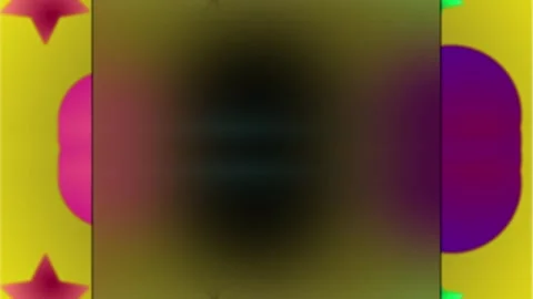 Abstract Geometric Pattern with Vibrant Colors Stock Footage 284394389