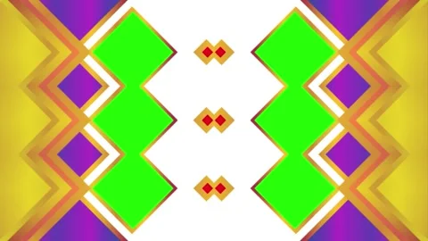 Abstract Geometric Pattern with Vibrant Colors Stock Footage 284404883