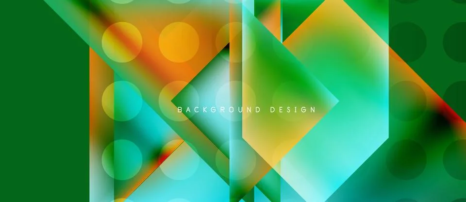 Abstract geometric pattern. Vibrant colors blend, creating modern design. 스톡 일러스트