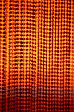 Abstract Geometric Pattern in Vibrant Orange Tones Stock Photos