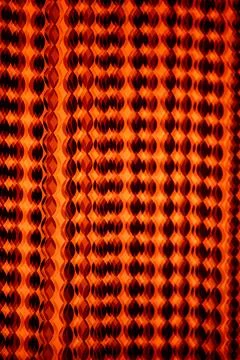Abstract Geometric Pattern in Vibrant Orange Tones Stock Photos
