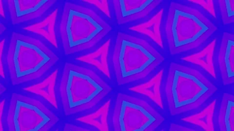Abstract geometric pattern with vibrant purple and blue triangular shapes Stock Footage 301520722