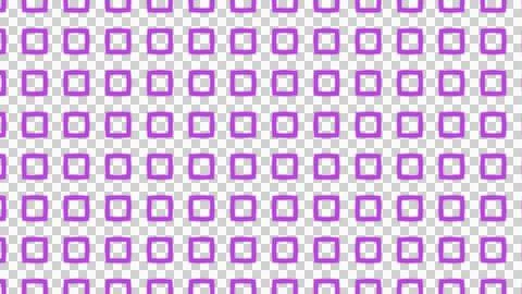 Abstract geometric pattern with vibrant purple squares. Modern digital design 库存插图