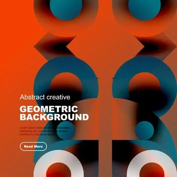 Abstract geometric pattern. Vivid colors create dynamic visual experience. イラスト素材