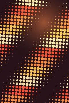 Abstract Geometric Pattern with Warm Color Gradient Stock Photos