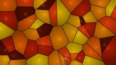 Abstract Geometric Pattern in Warm Colors Ilustración de archivo