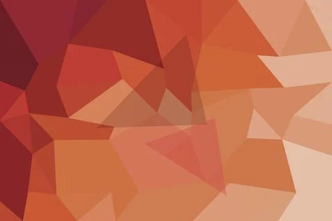 Abstract geometric pattern with warm orange and red tones Stock Illustration