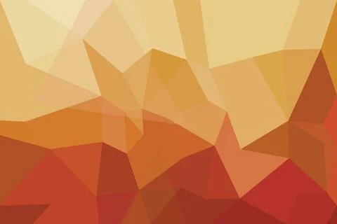 Abstract geometric pattern with warm orange and red colors Stock Illustration
