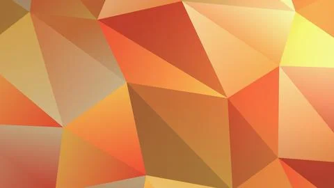 Abstract geometric pattern with warm orange yellow tones Stock Illustration