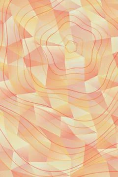 Abstract Geometric Pattern in Warm Tones Stock Photos