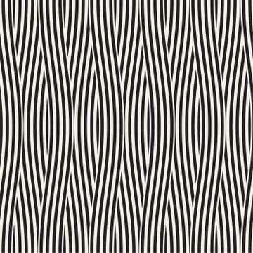 Abstract geometric pattern with wavy lines. Interlacing rounded stripes des.. Illustrazione stock