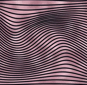 Abstract geometric pattern with wavy lines Stock Illustration