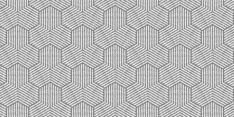Abstract geometric pattern with wavy stripes gray lines Stock Illustration