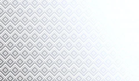 Abstract geometric pattern with white and grey diamond shapes fading into a Stock Illustration